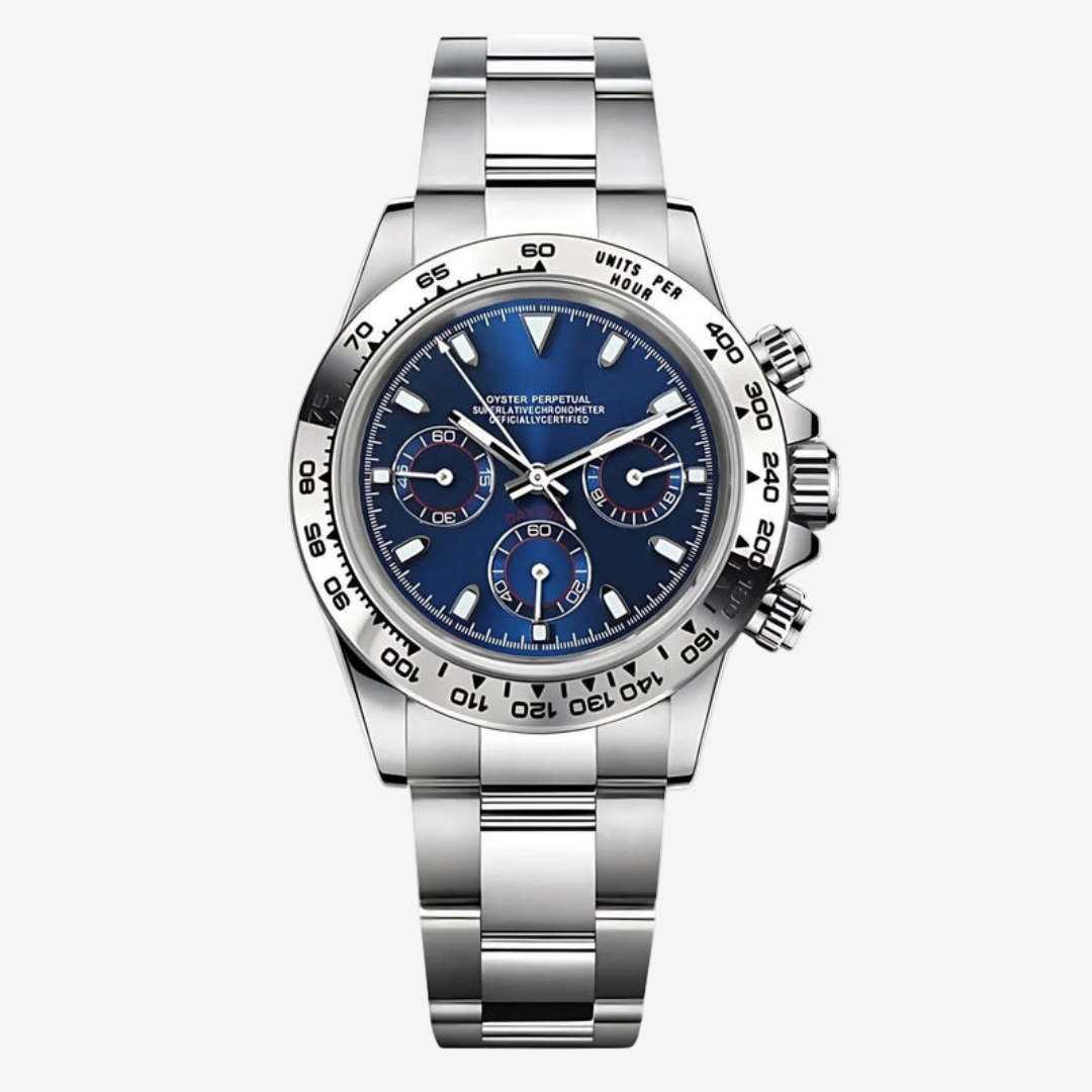 SEITONA CHRONOGRAPH EDITION BLUE SUNBURST MOD