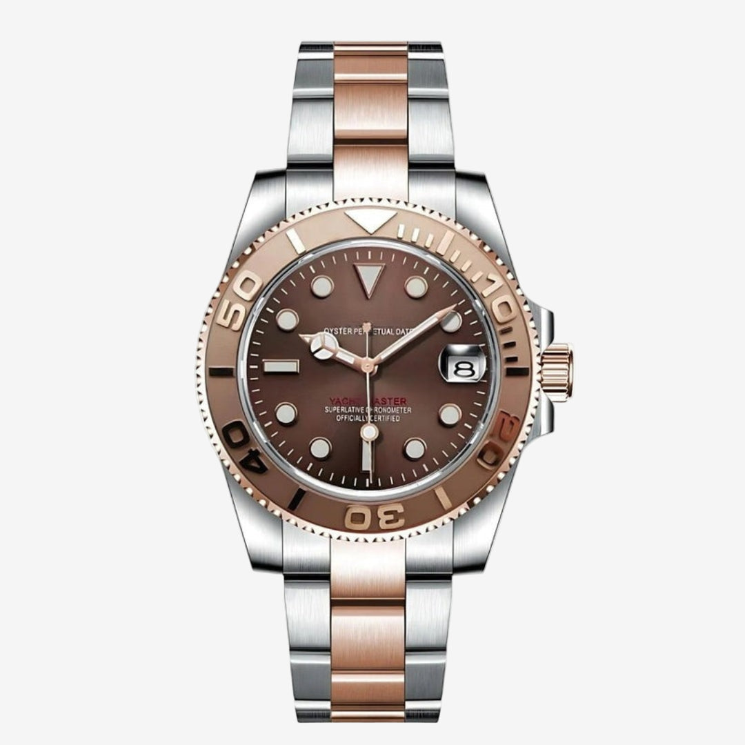 SEIKOSUB EDITION YACHT MASTER TWO-TONE ROSE GOLD MOD