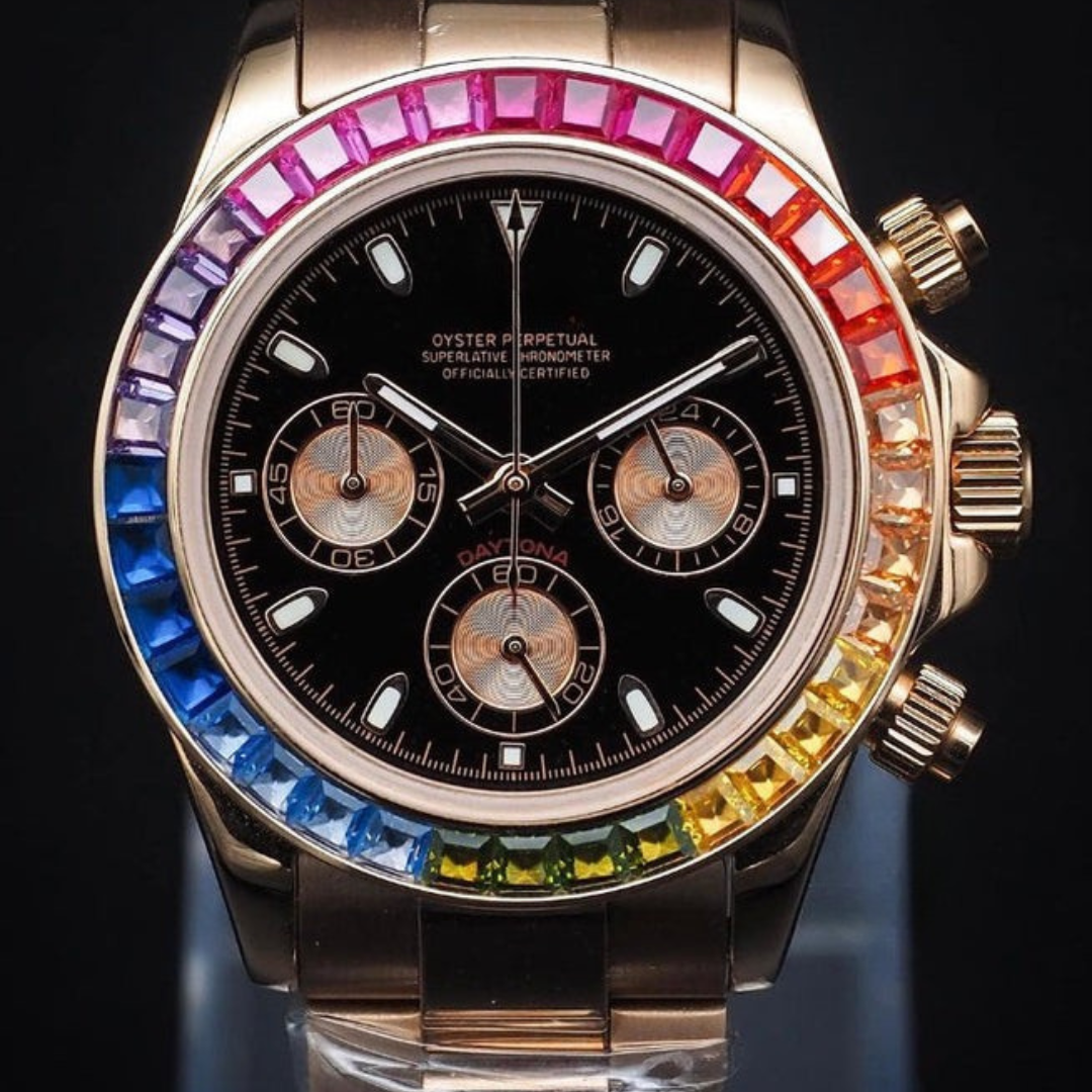 SEITONA CHRONOGRAPH EDITION ROSE RAINBOW MOD