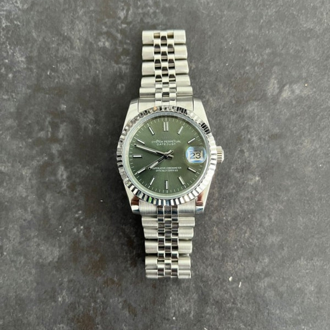 SEIKOJUST EDITION CLASSIC MINT GREEN JUBILEE MOD