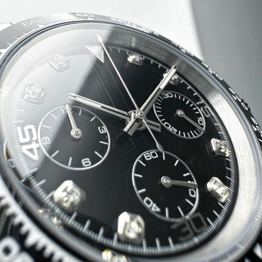 SEITONA CHRONOGRAPH EDITION OBSIDIAN DIAMOND MOD