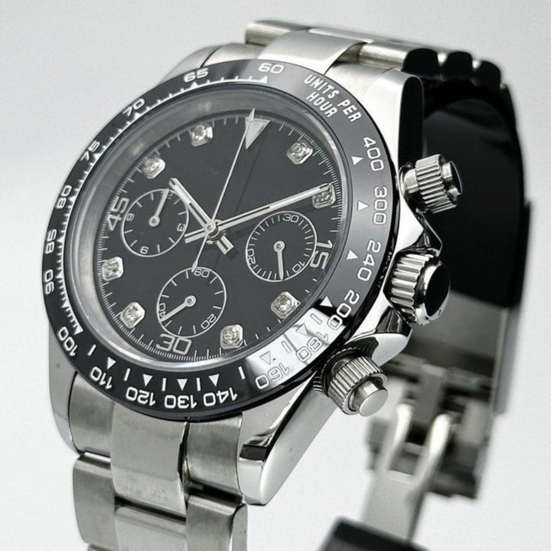 SEITONA CHRONOGRAPH EDITION OBSIDIAN DIAMOND MOD