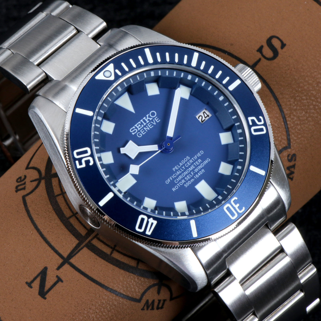 CUSTOM TUDEIKO AUTOMATIC OYSTER MOD DEEP BLUE EDITION