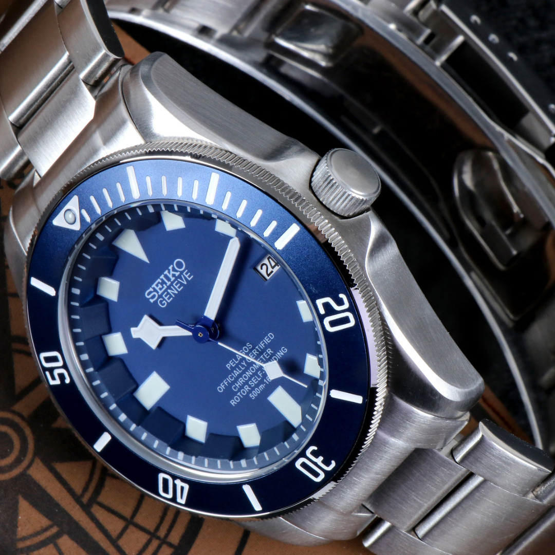 CUSTOM TUDEIKO AUTOMATIC OYSTER MOD DEEP BLUE EDITION