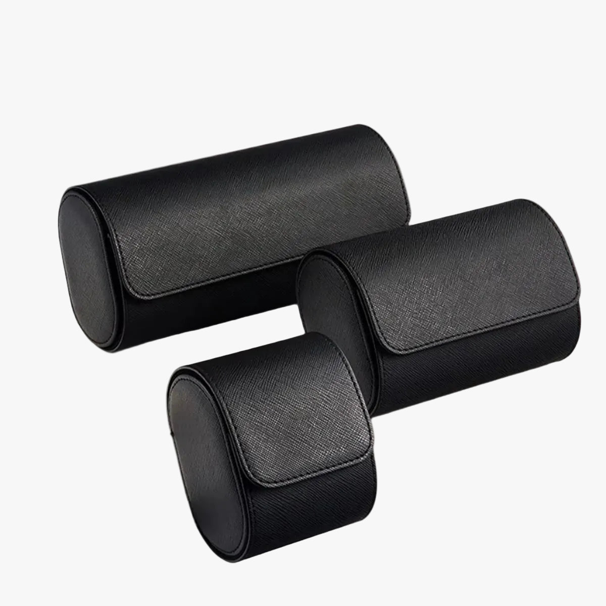 Black Multi - Slot Watch Travel Case - Monomods