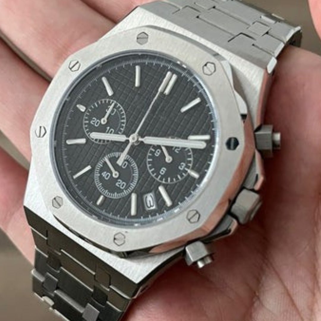 CUSTOM SEIKOAK ROYAL CHRONOGRAPH MOD NOIR EDITION - Monomods
