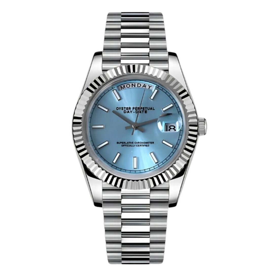 CUSTOM SEIKODATE EDITION PRESIDENTIAL ICE - BLUE MOD - Monomods