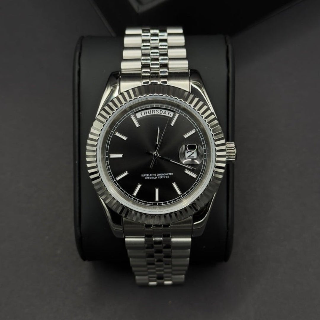 CUSTOM SEIKODATE JUBILEE MOD NOIR MIDNIGHT EDITION - Monomods