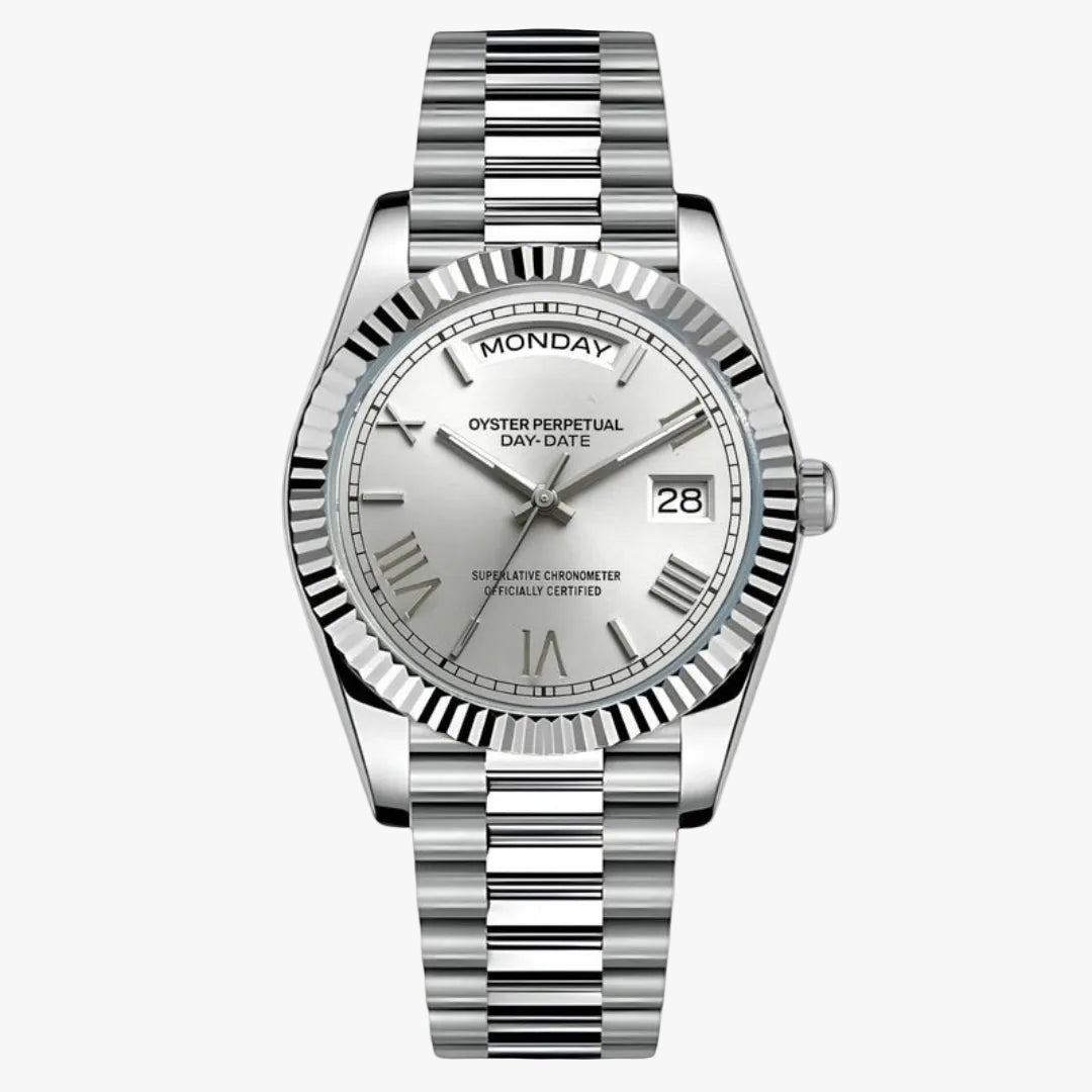 CUSTOM SEIKODATE PRESIDENTIAL MOD PLATINUM ROMAN EDITION - Monomods