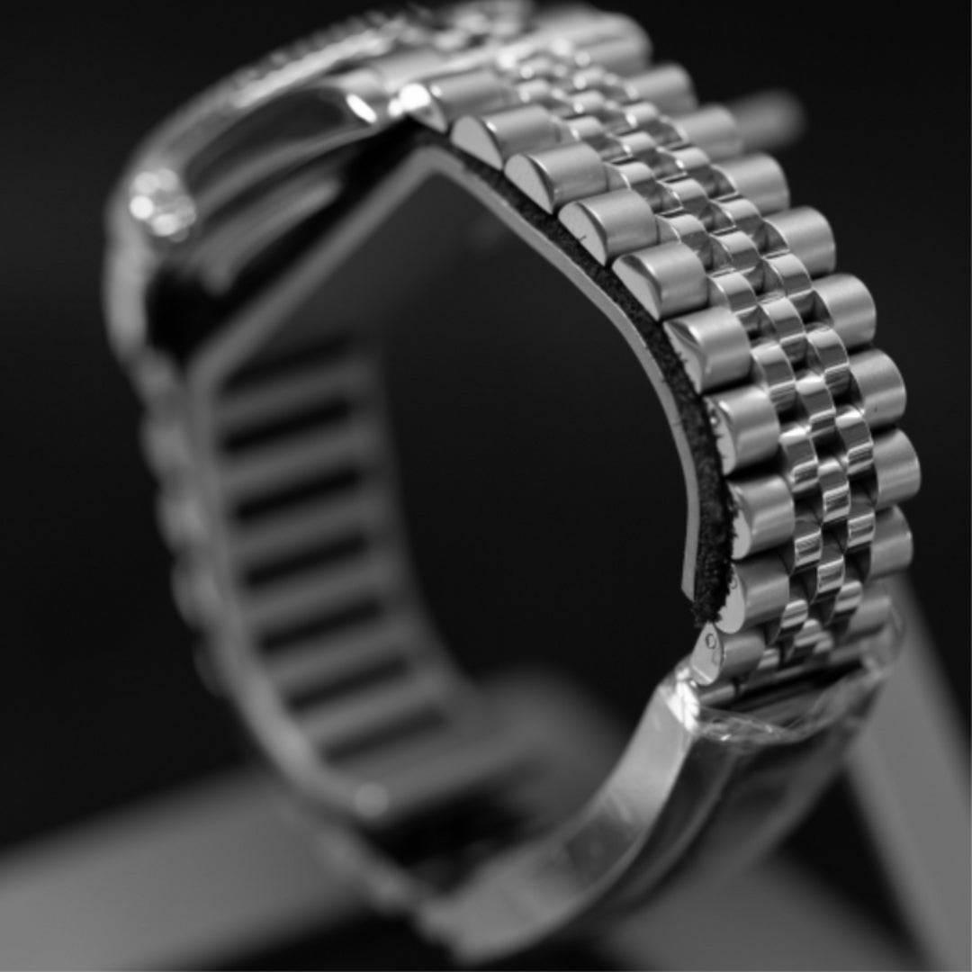 CUSTOM SEIKOJUST EDITION SILVER ARABIC CANDY JUBILEE MOD - Monomods