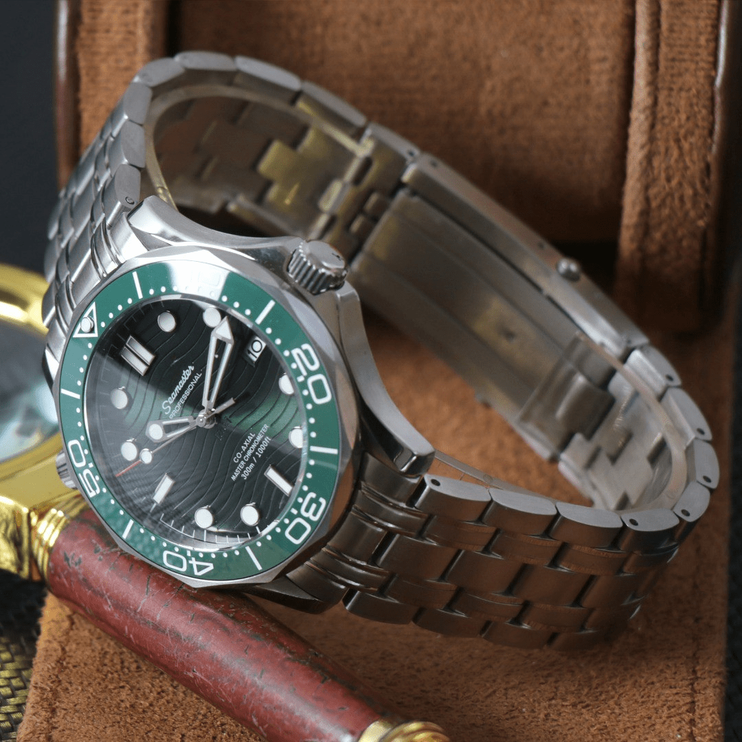 CUSTOM SEIKOMASTER EDITION EMERALD TIDE MOD - Monomods