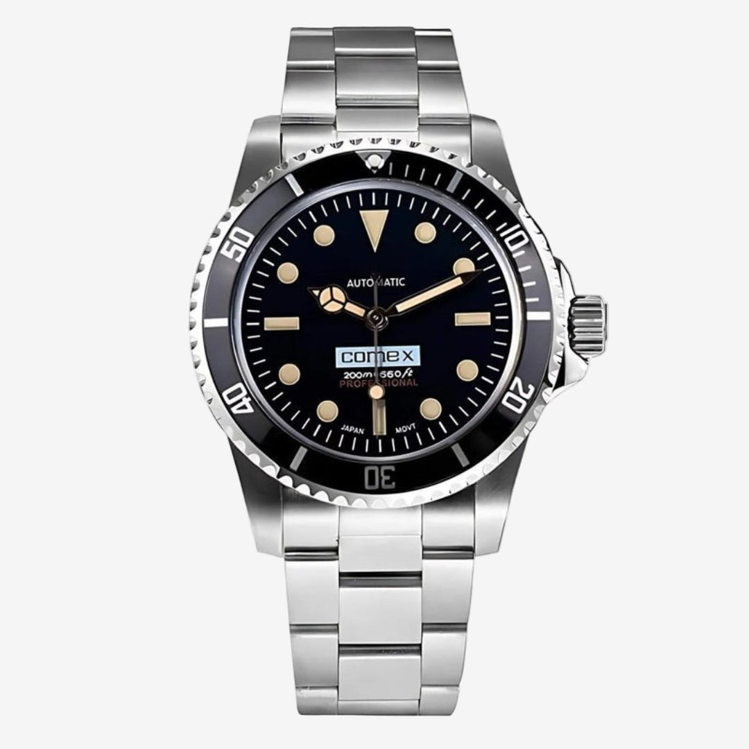 CUSTOM SEIKOSUB SUBMARINER MOD VINTAGE OPEN BACK EDITION - Monomods