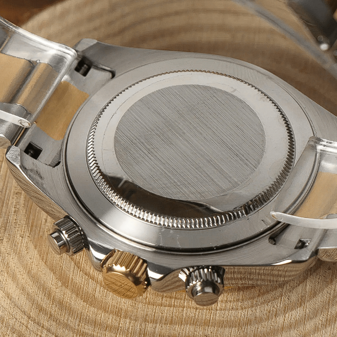CUSTOM SEITONA CHRONOGRAPH EDITION GOLD TWO - TONE PANDA MOD - Monomods