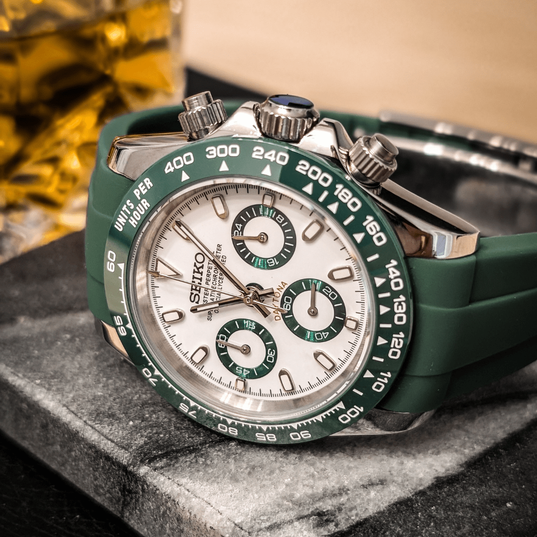 CUSTOM SEITONA CHRONOGRAPH EDITION ROYAL GREEN MOD - Monomods