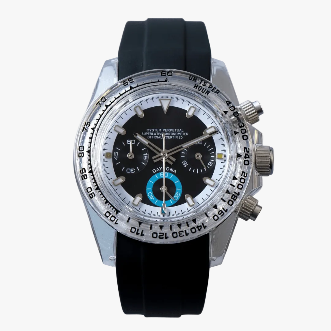 CUSTOM SEITONA CHRONOGRAPH MOD AQUA GHOST EDITION - Monomods