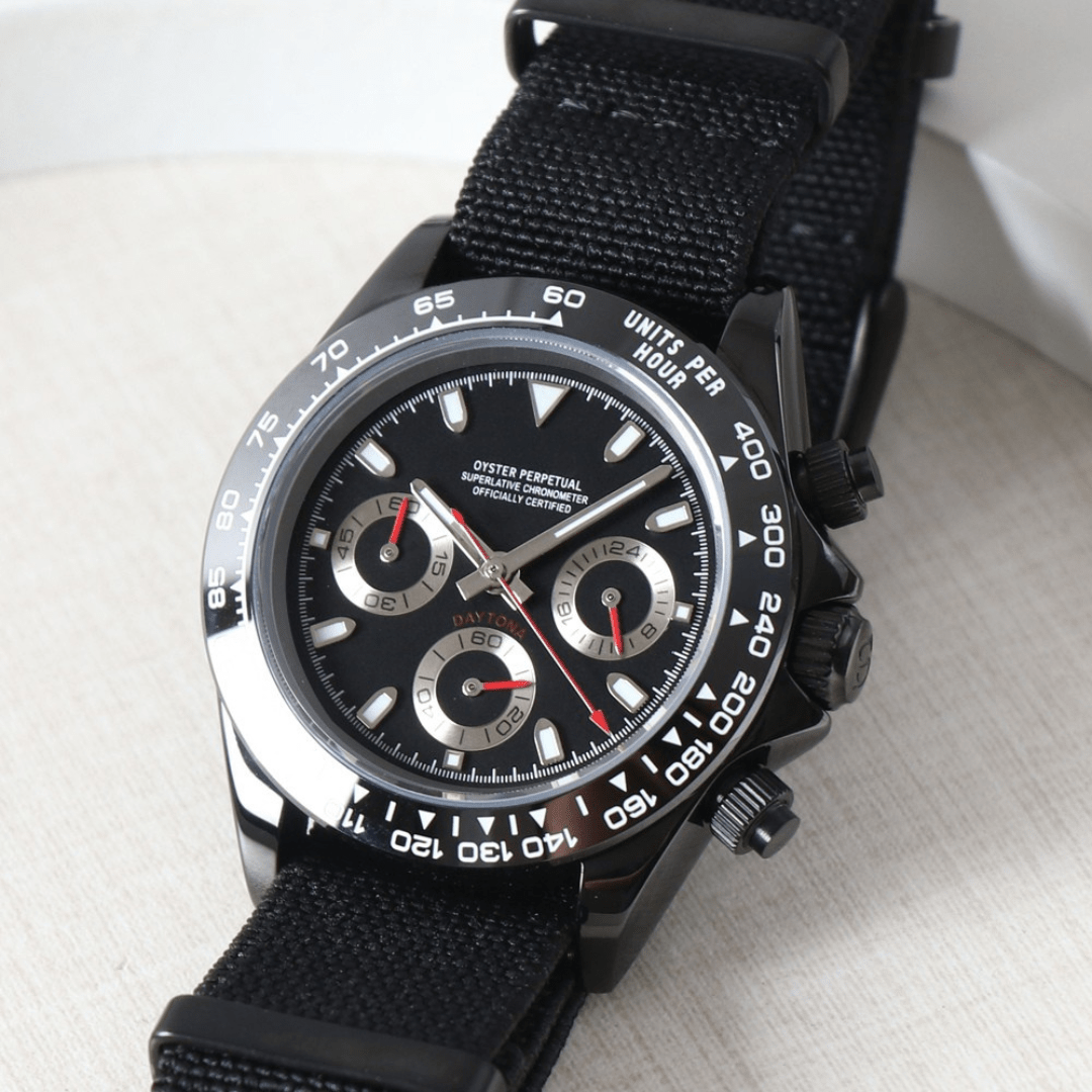 CUSTOM SEITONA CHRONOGRAPH MOD BLACK OPS EDITION - Monomods
