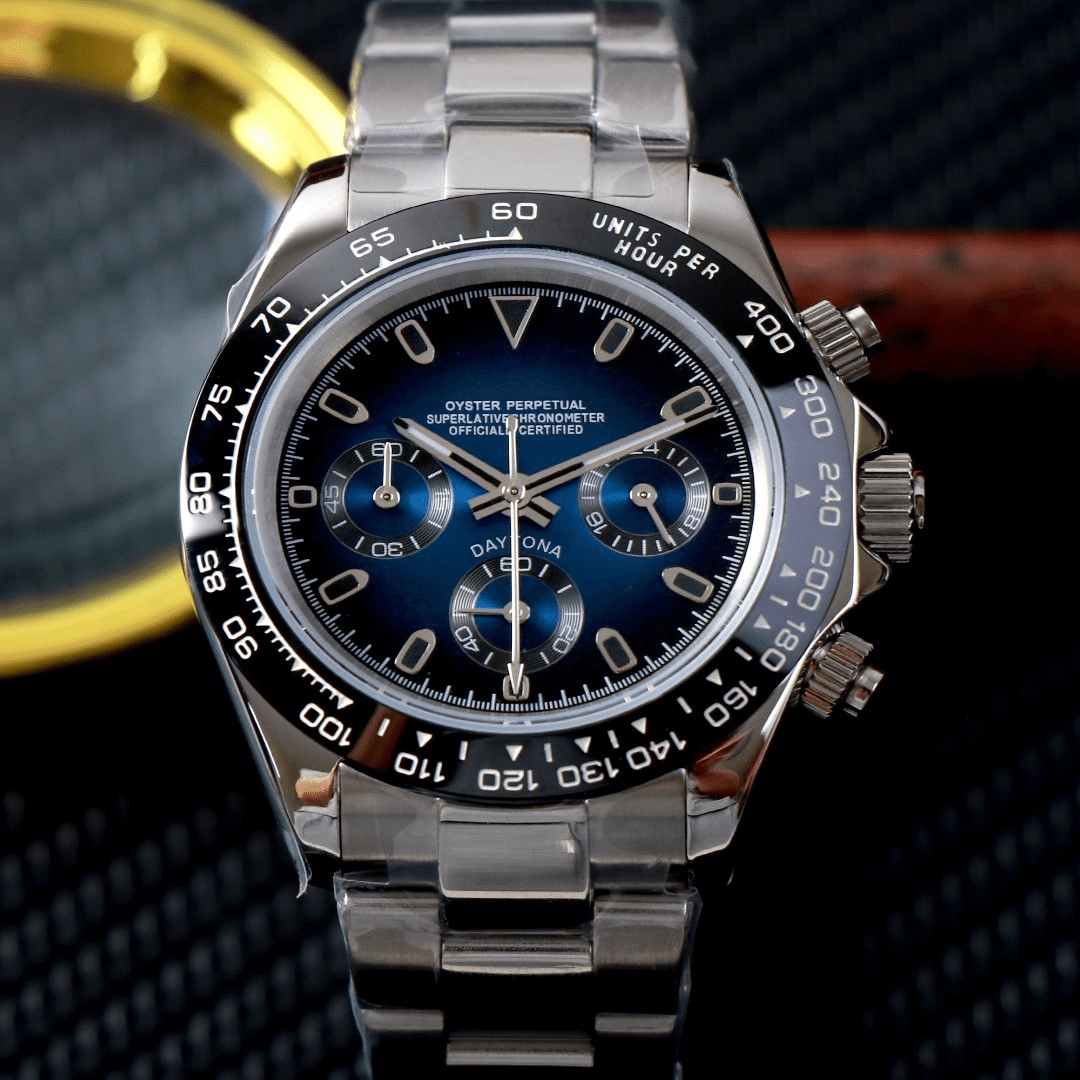 CUSTOM SEITONA CHRONOGRAPH MOD BLUE ABYSS EDITION - Monomods