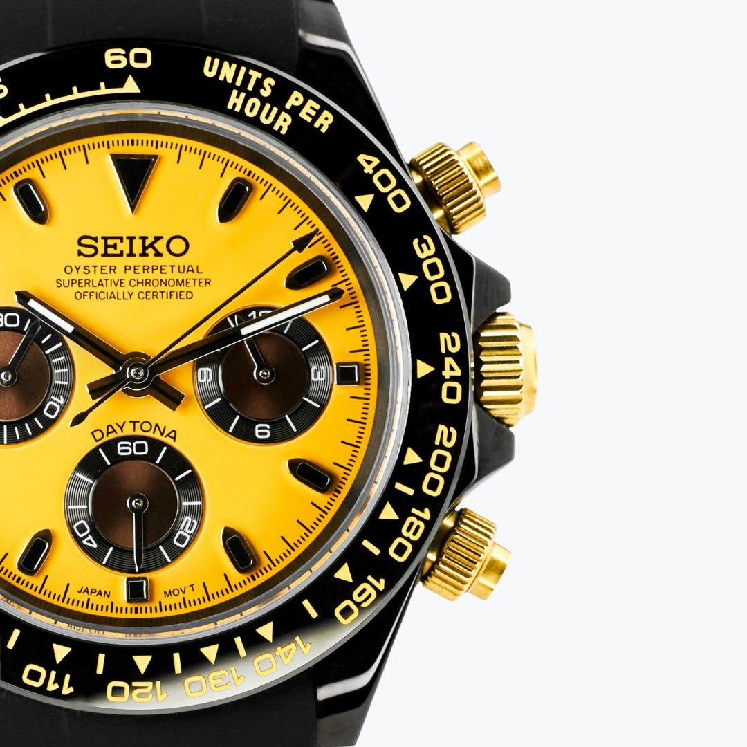 CUSTOM SEITONA CHRONOGRAPH MOD BUMBLE BEE LEGACY EDITION - Monomods