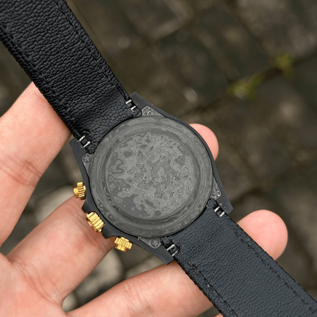 CUSTOM SEITONA CHRONOGRAPH MOD FORGED CARBON EDITION - Monomods