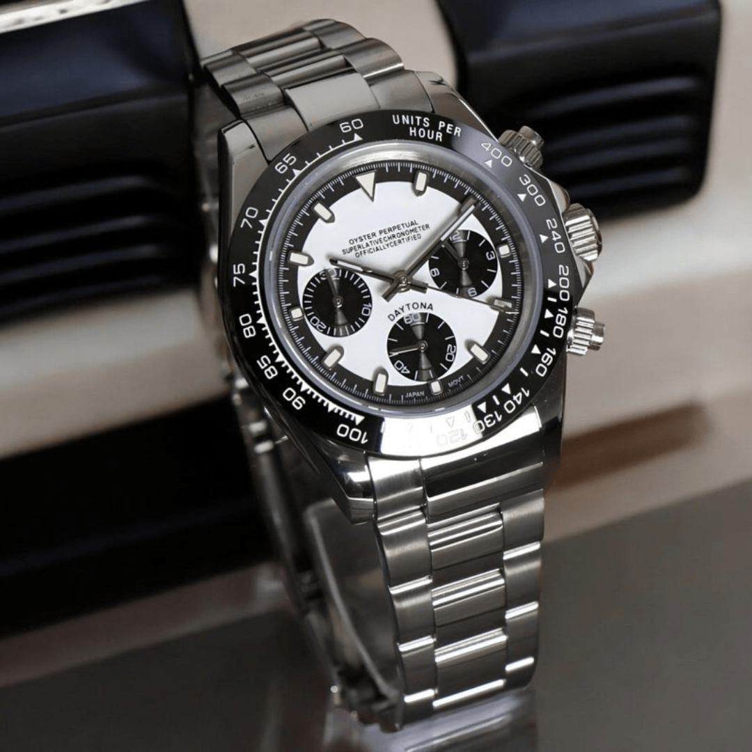CUSTOM SEITONA CHRONOGRAPH MOD IMPERIAL PANDA EDITION - Monomods
