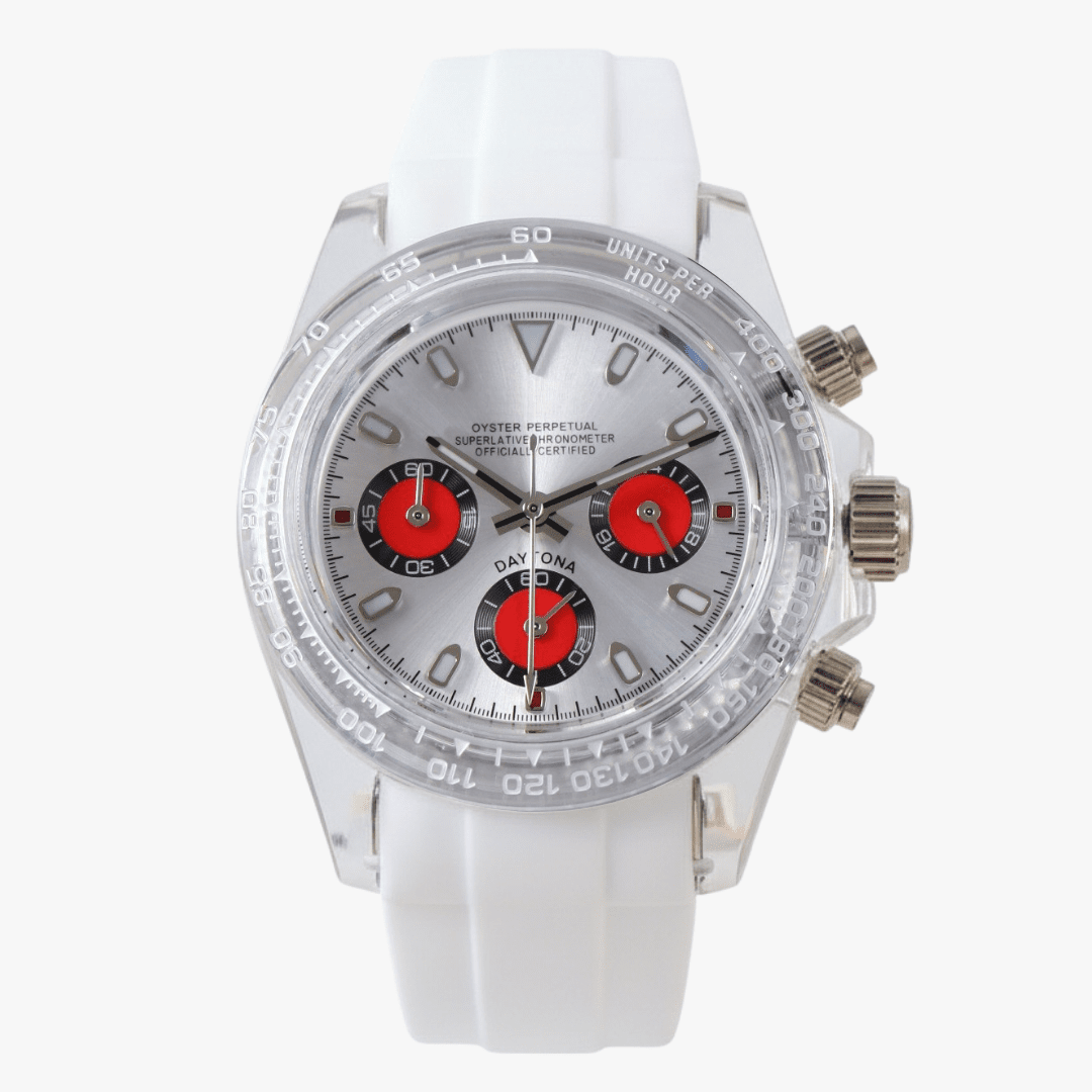 CUSTOM SEITONA CHRONOGRAPH MOD RED PANDA EDITION - Monomods