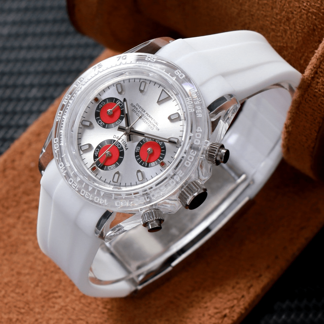 CUSTOM SEITONA CHRONOGRAPH MOD RED PANDA EDITION - Monomods