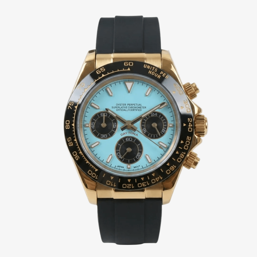 CUSTOM SEITONA CHRONOGRAPH MOD TIFFANY GOLD EDITION - Monomods