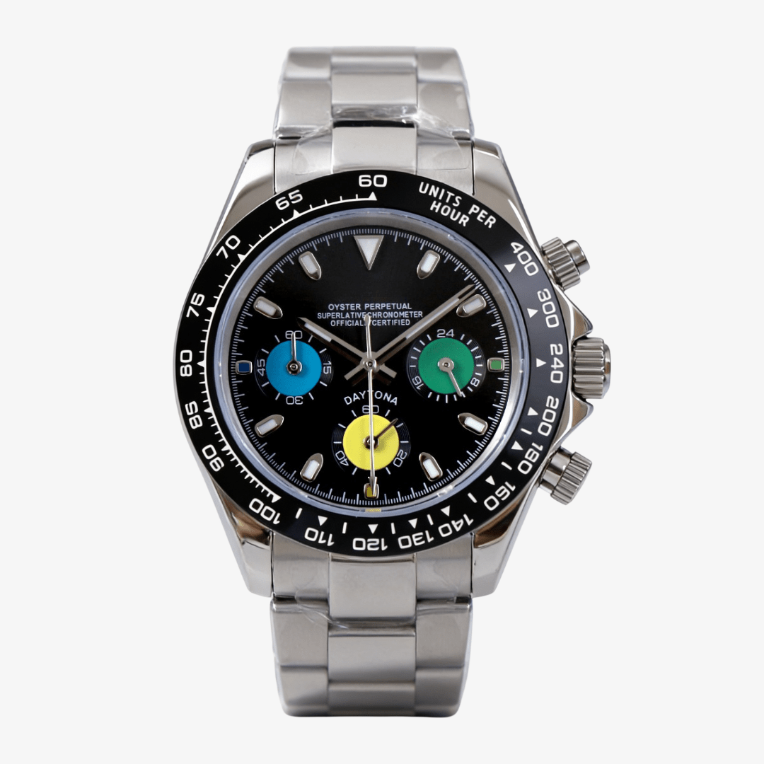 CUSTOM SEITONA CHRONOGRAPH MOD TRICOLOUR PANDA EDITION - Monomods