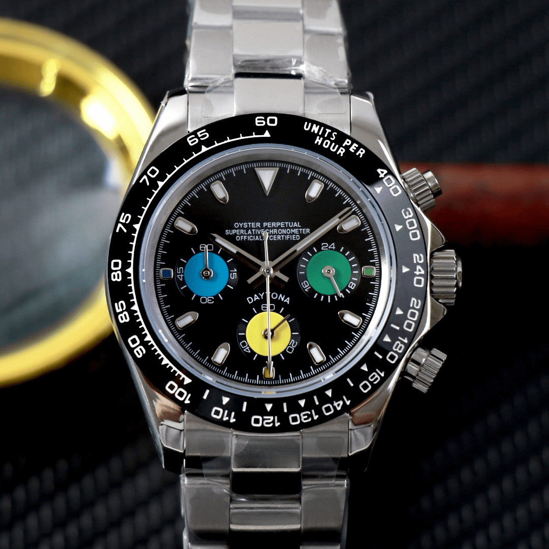 CUSTOM SEITONA CHRONOGRAPH MOD TRICOLOUR PANDA EDITION - Monomods
