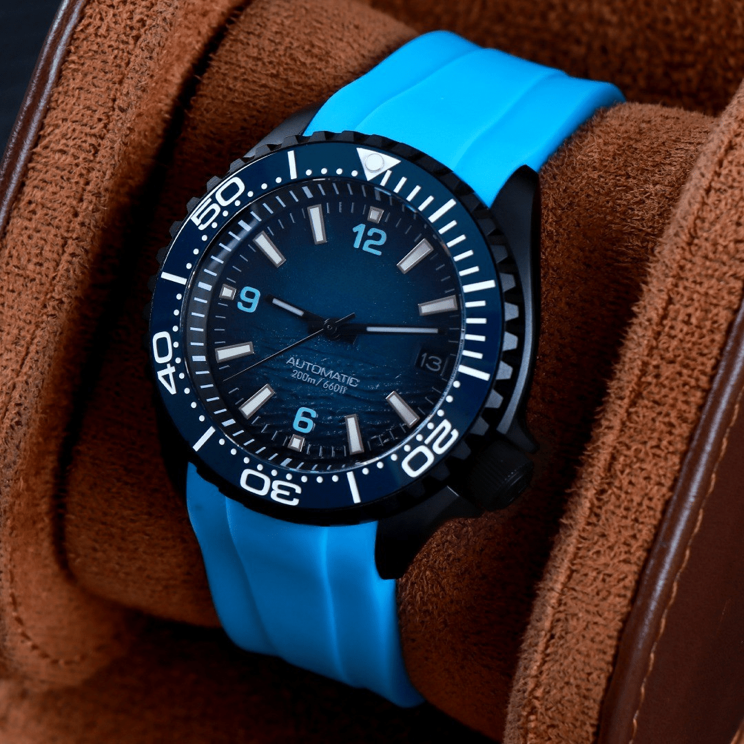 CUSTOM SKX07 SKX MOD DEEP OCEAN CYAN EDITION - Monomods