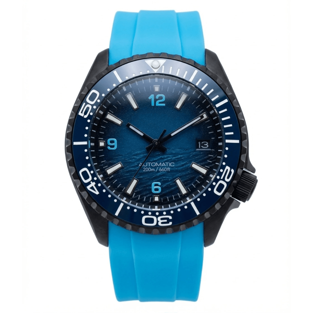 CUSTOM SKX07 SKX MOD DEEP OCEAN CYAN EDITION - Monomods