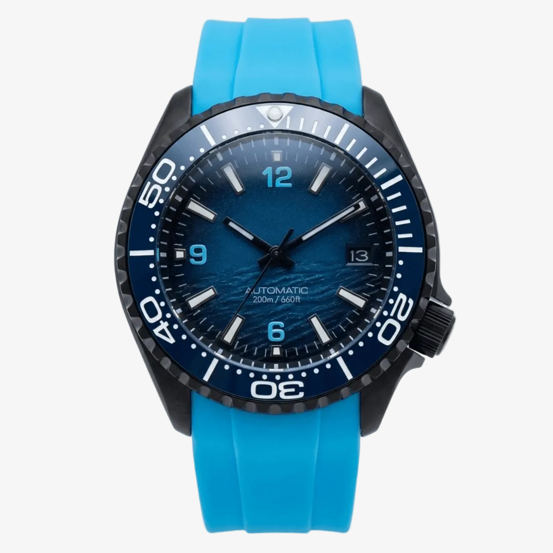 CUSTOM SKX07 SKX MOD DEEP OCEAN CYAN EDITION - Monomods