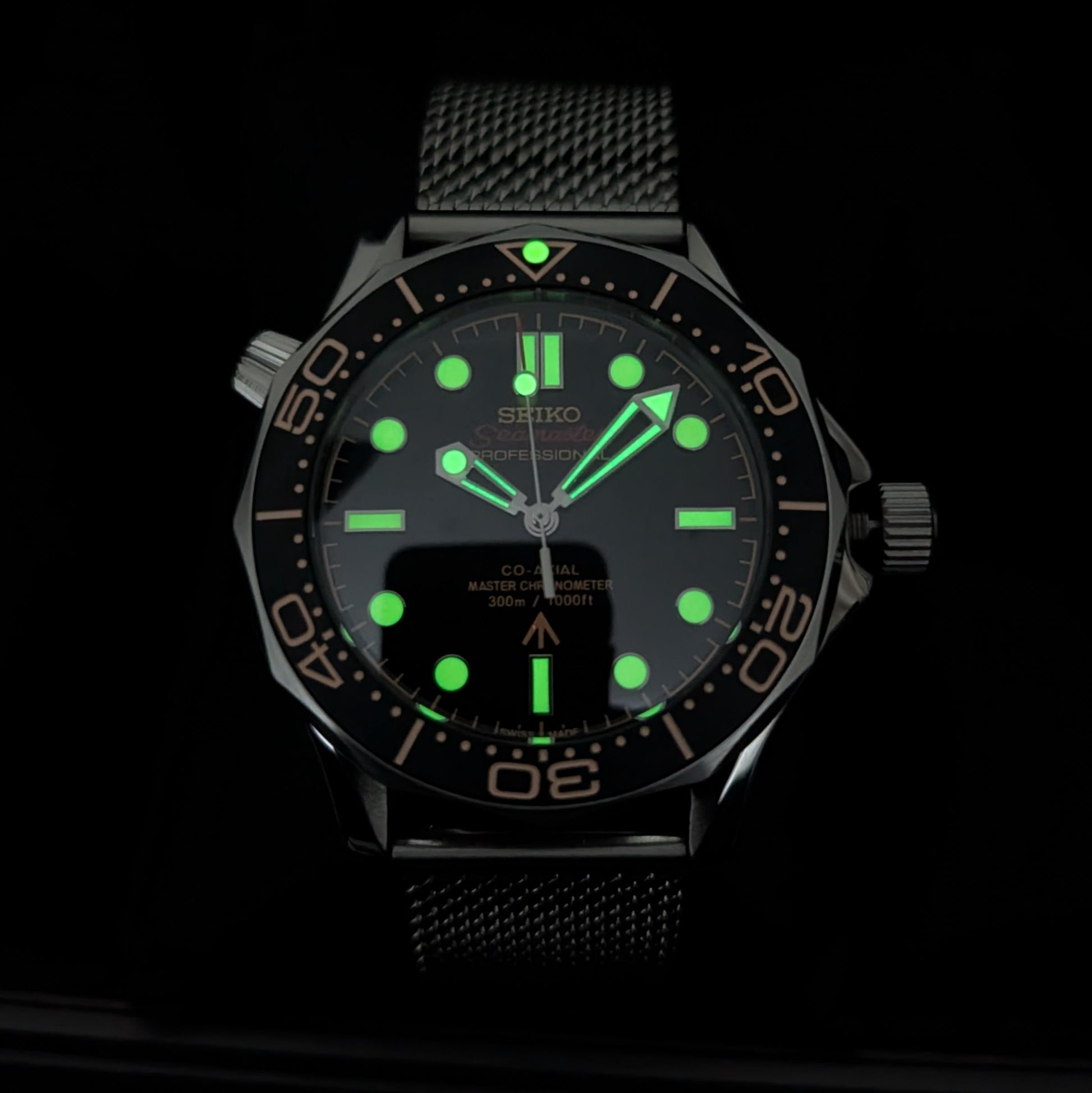 CUSTOM SPEEDMASTER MOD JAMES BOND 007 EDITION - Monomods