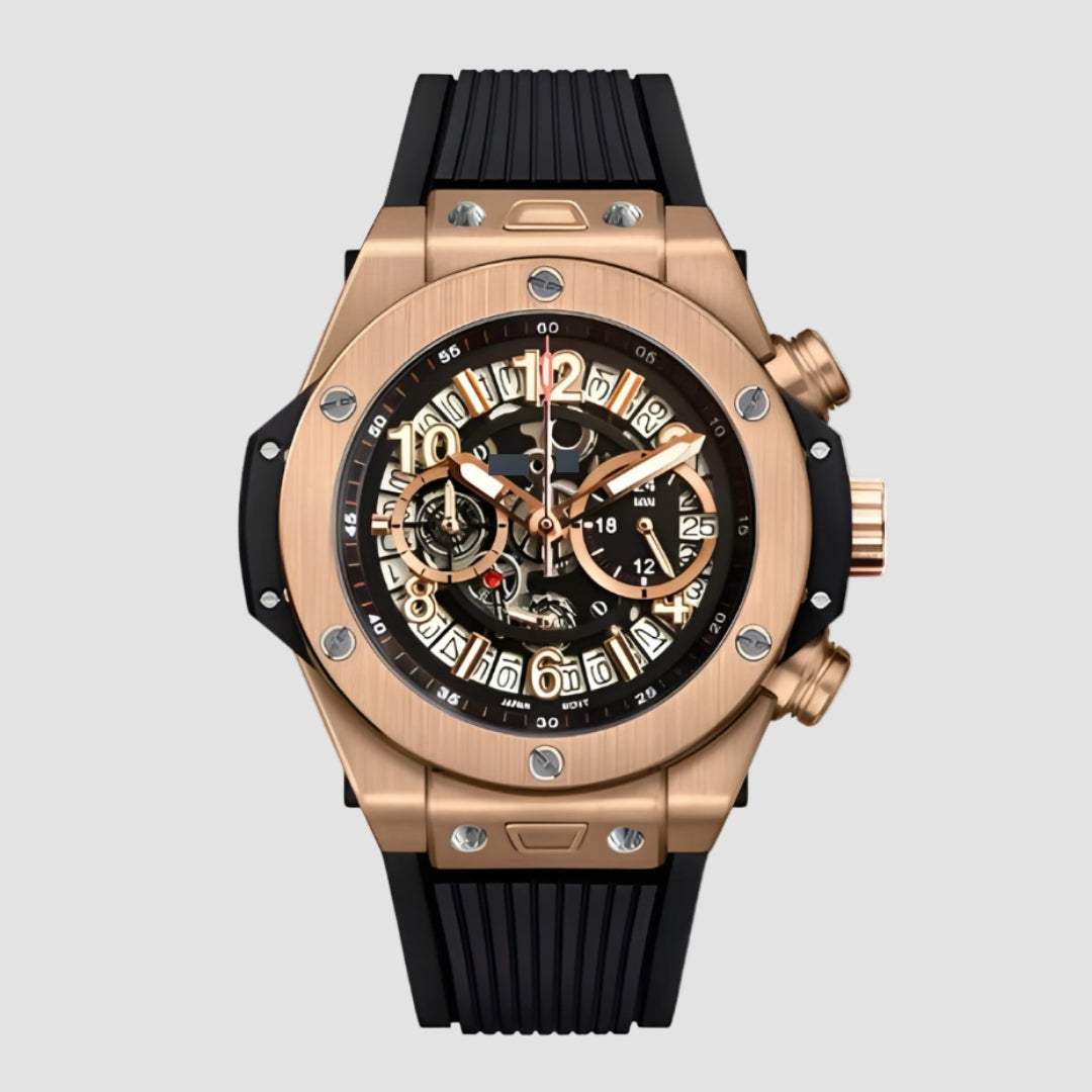 HUBLEIKO EDITION CLASSIC ROSE BIG BANG SKELETON MOD