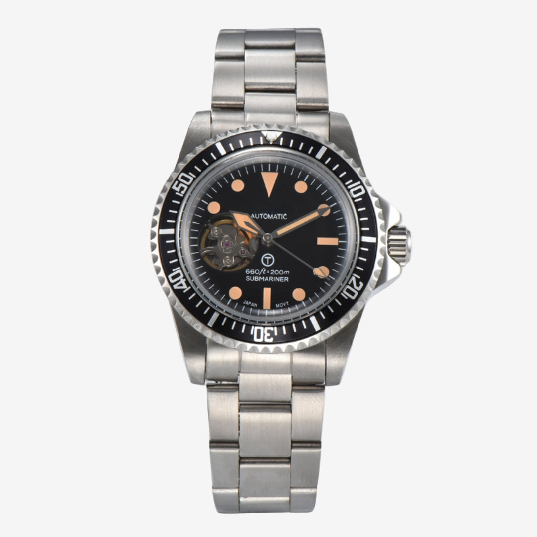 SEIKOSUB EDITION VINTAGE MILSUB OPEN HEART MOD