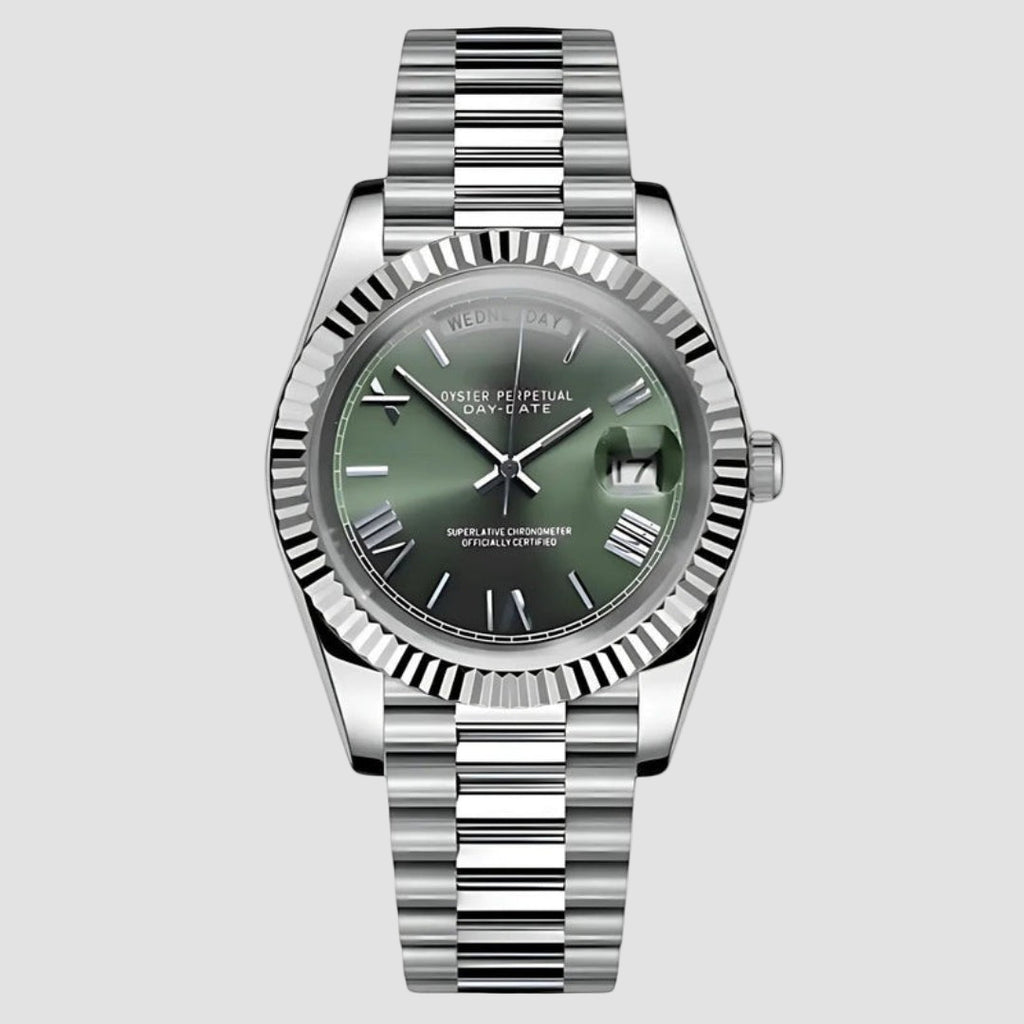 SEIKODATE PRESIDENTIAL MOD EMERALD ROMAN EDITION