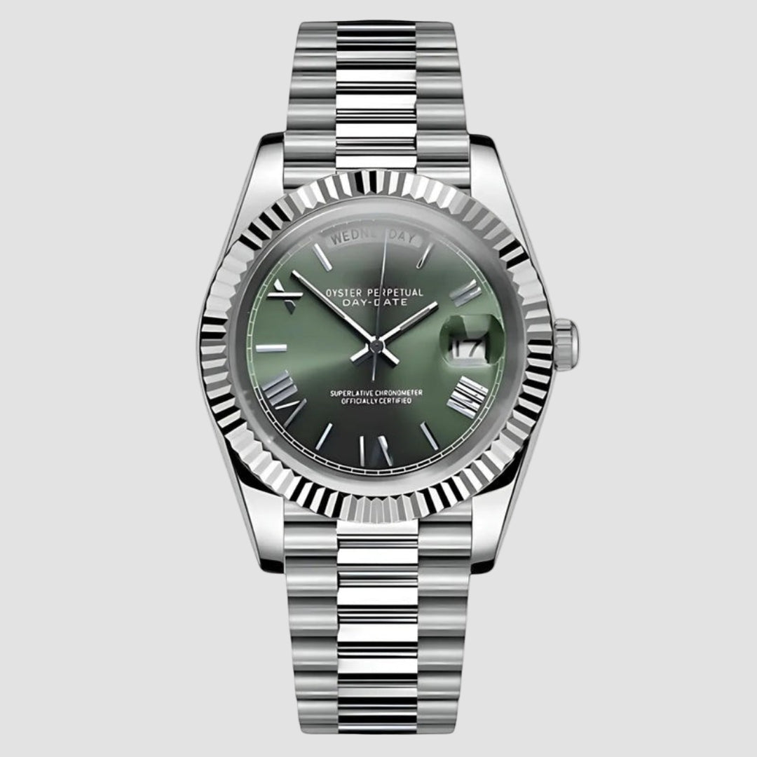 SEIKODATE PRESIDENTIAL MOD EMERALD ROMAN EDITION