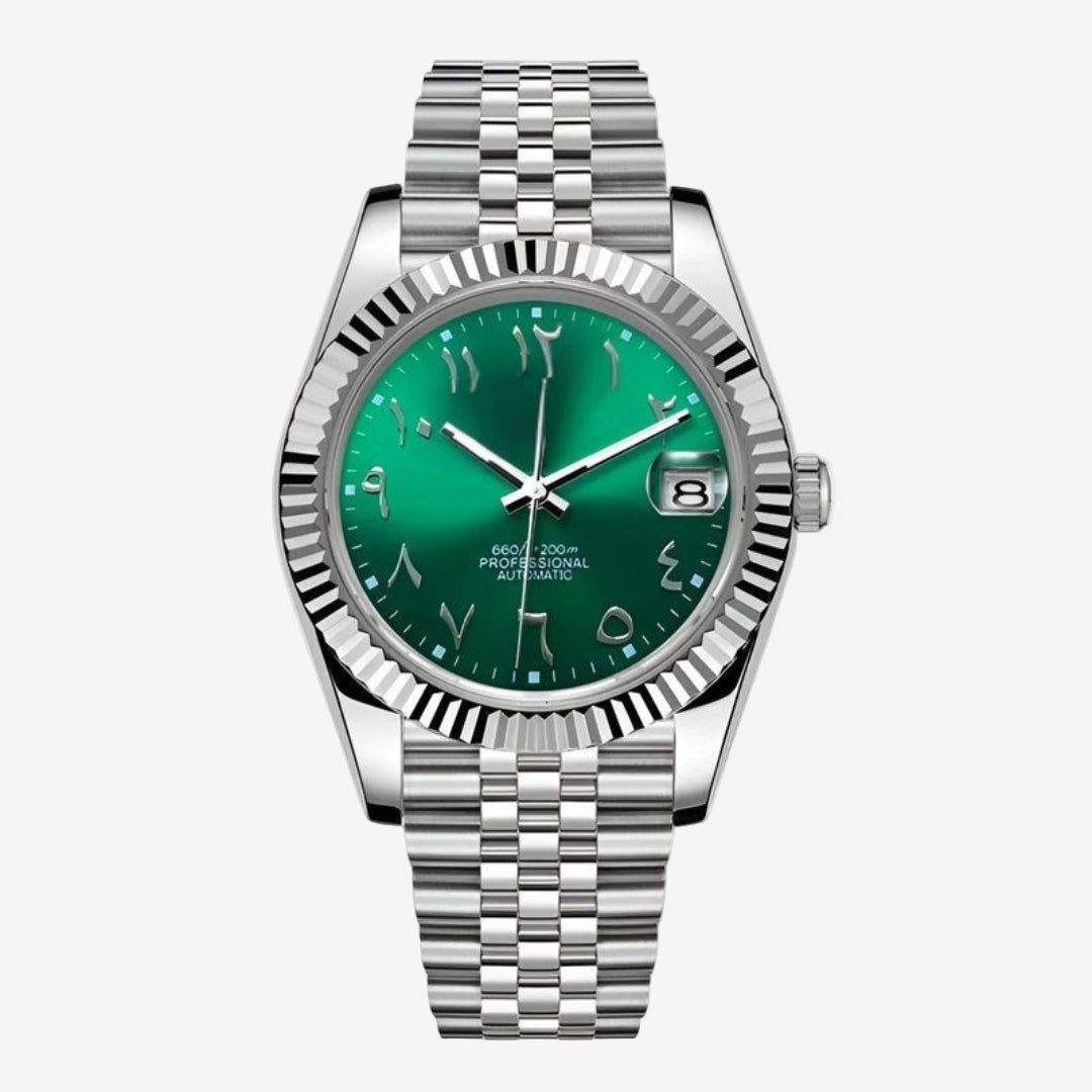 SEIKOJUST EDITION SILVER ARABIC EMERALD JUBILEE MOD