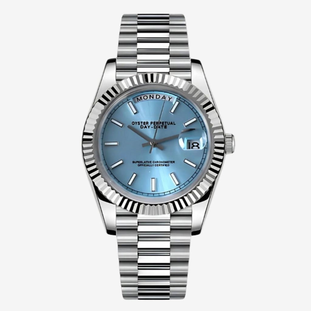 SEIKODATE EDITION PRESIDENTIAL ICE-BLUE MOD