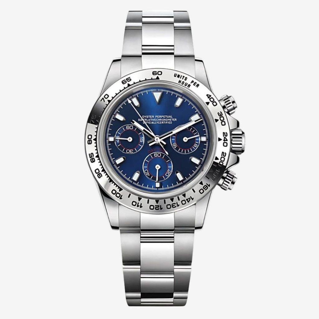 SEITONA CHRONOGRAPH EDITION BLUE SUNBURST MOD