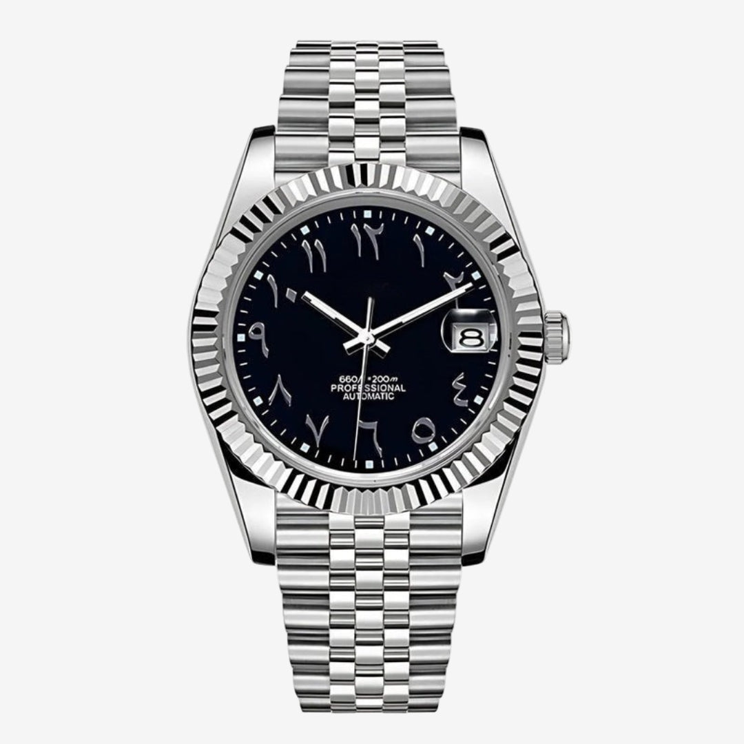 SEIKOJUST EDITION MIDNIGHT SILVER ARABIC JUBILEE MOD