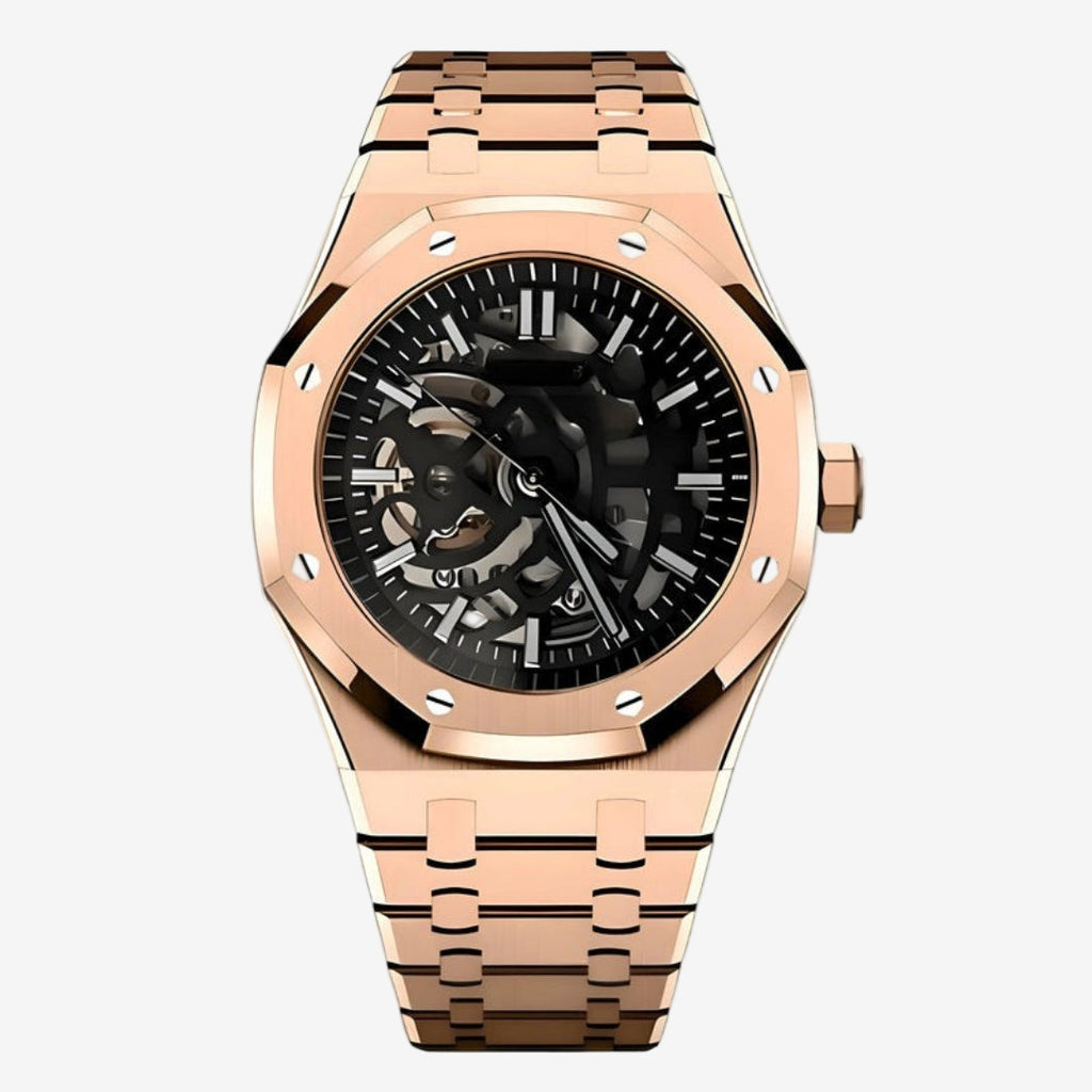 ROYAL SEIKOAK EDITION ROSE GOLD SKELETON MOD