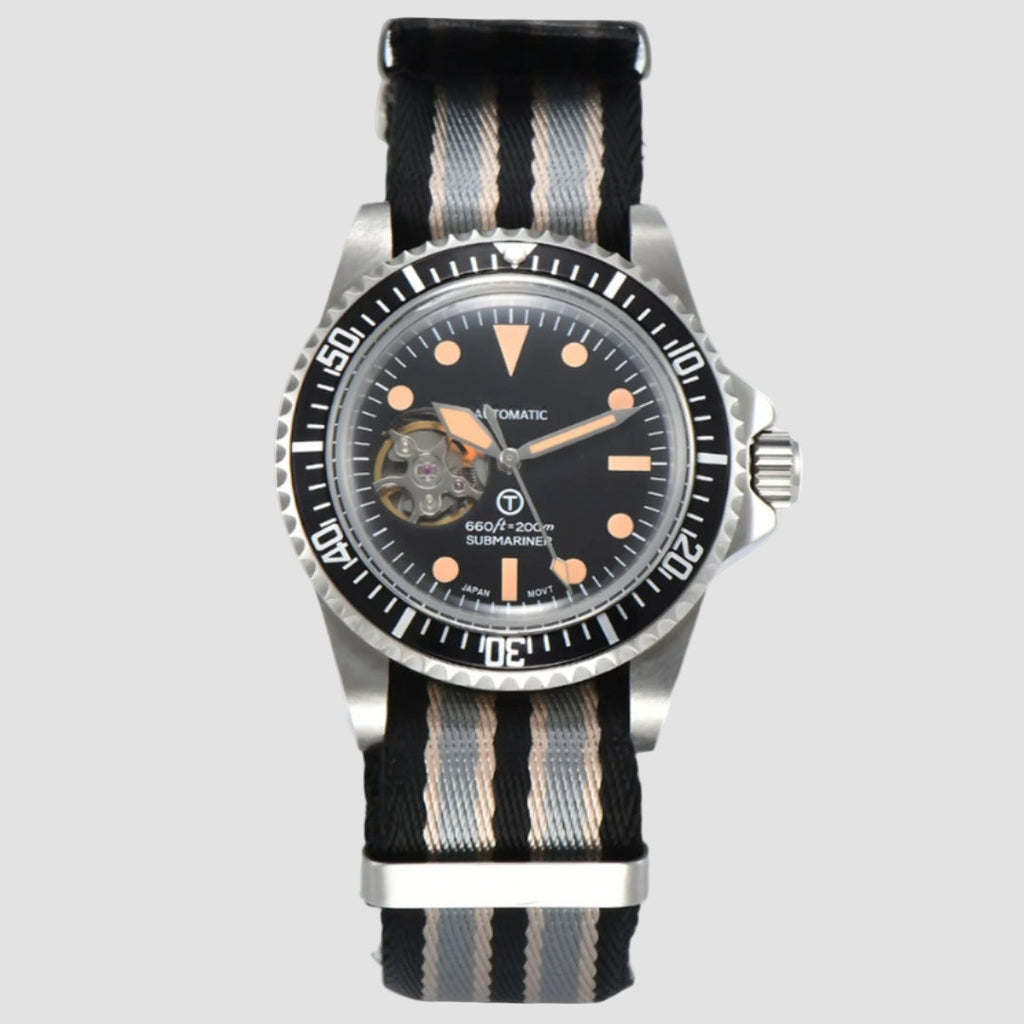 SEIKOSUB EDITION VINTAGE OPENHEART NATO MOD