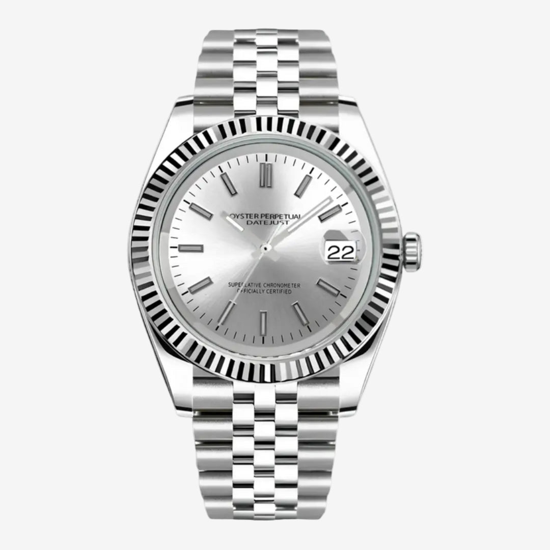 SEIKOJUST EDITION SILVER ARABIC PLATINUM JUBILEE MOD