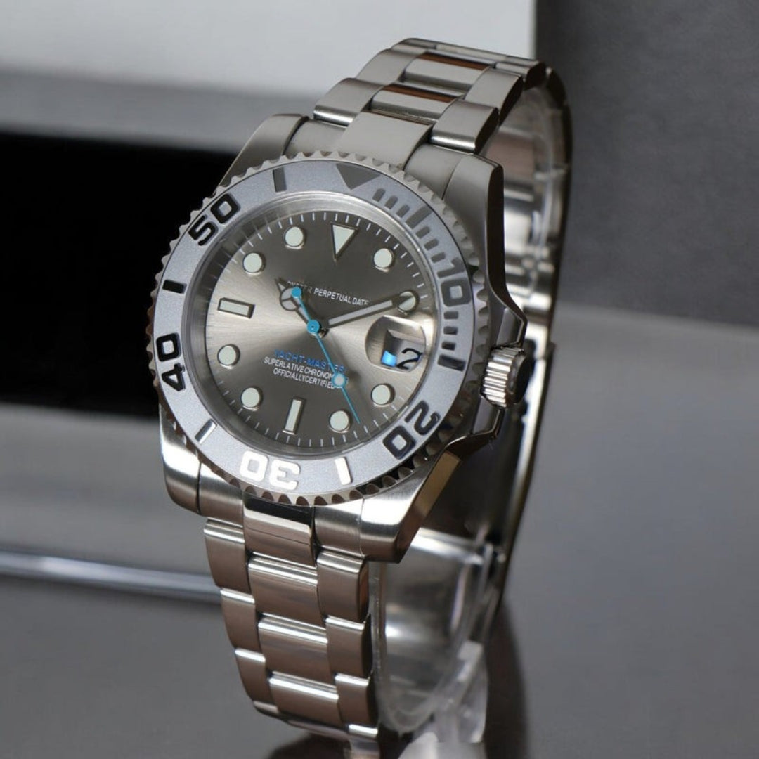SEIKOSUB EDITION YACHT MASTER PLATINUM SILVER MOD