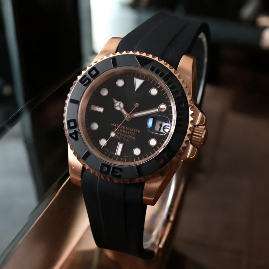 SEIKOSUB EDITION YACHT MASTER ROSE GOLD MOD