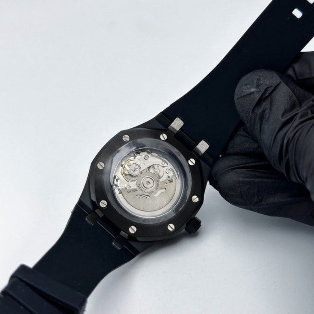 SEIKOAK SPECIAL EDITION BLACKED OUT SKELETON MOD