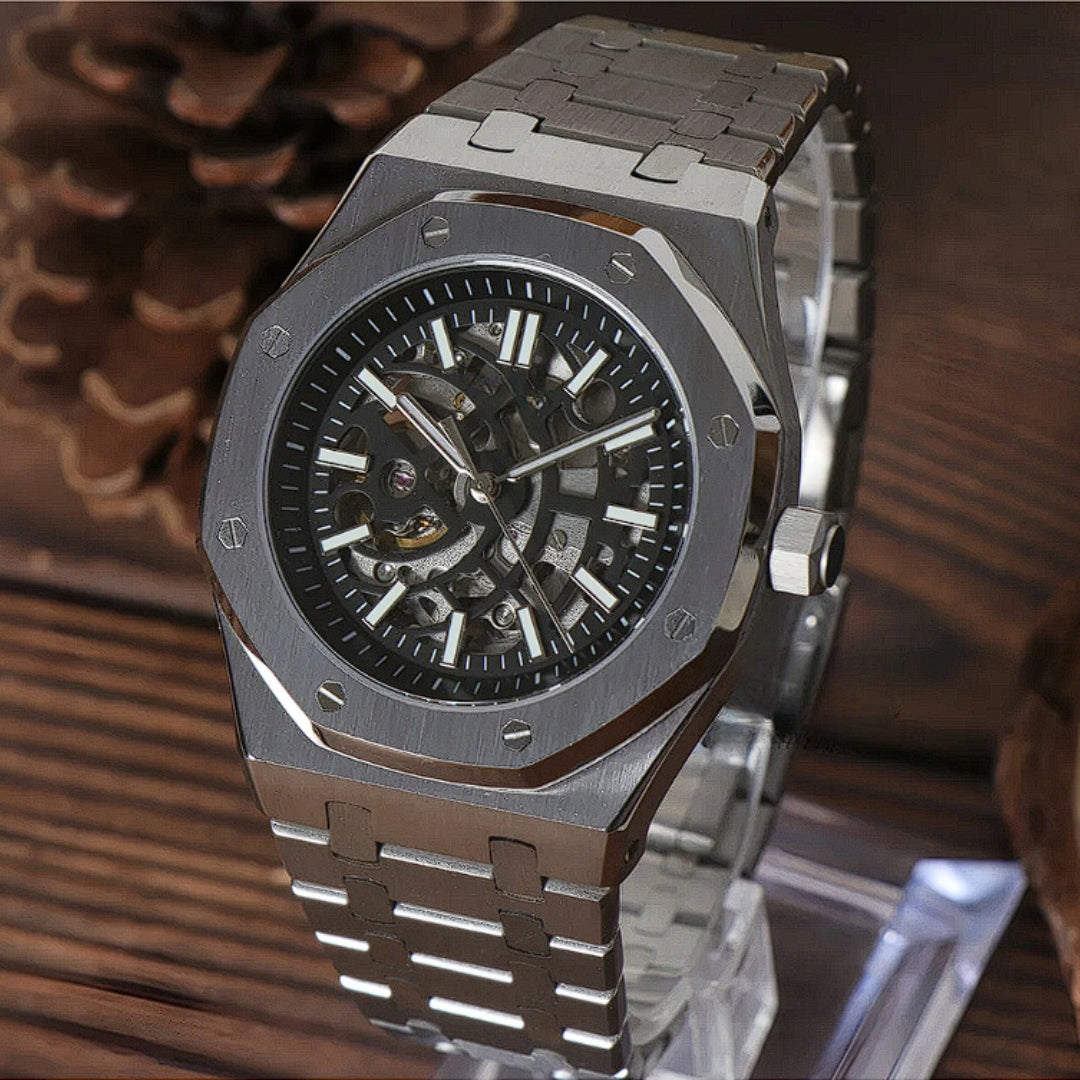 ROYAL SEIKOAK EDITION SILVER SKELETON MOD