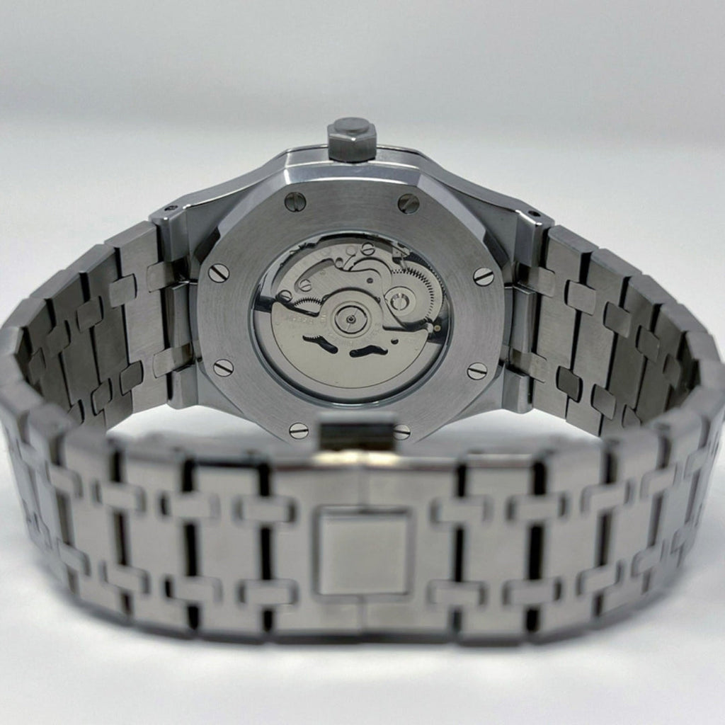 SEIKOAK ROYAL CHRONOGRAPH MOD LUNAR SILVER EDITION