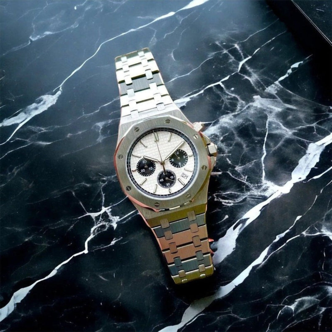 SEIKOAK ROYAL CHRONOGRAPH MOD ARCTIC PANDA EDITION